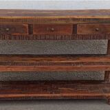 Old wooden console