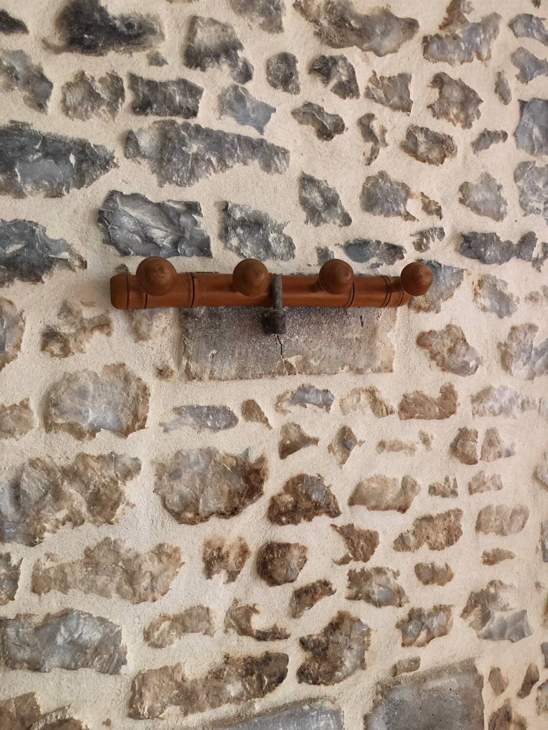 Antique wooden coat hook