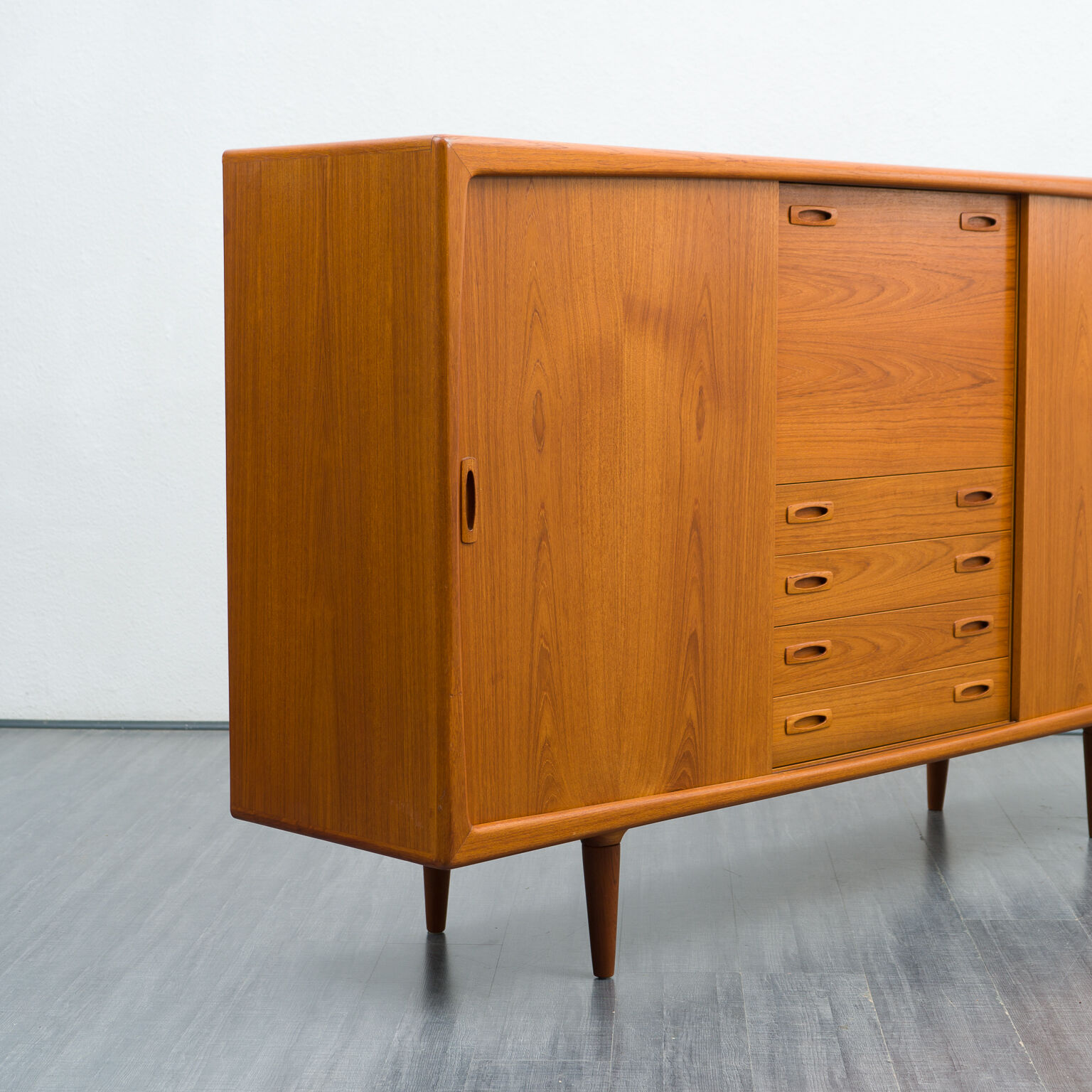Enfilade haute années 60, Denmark, teck