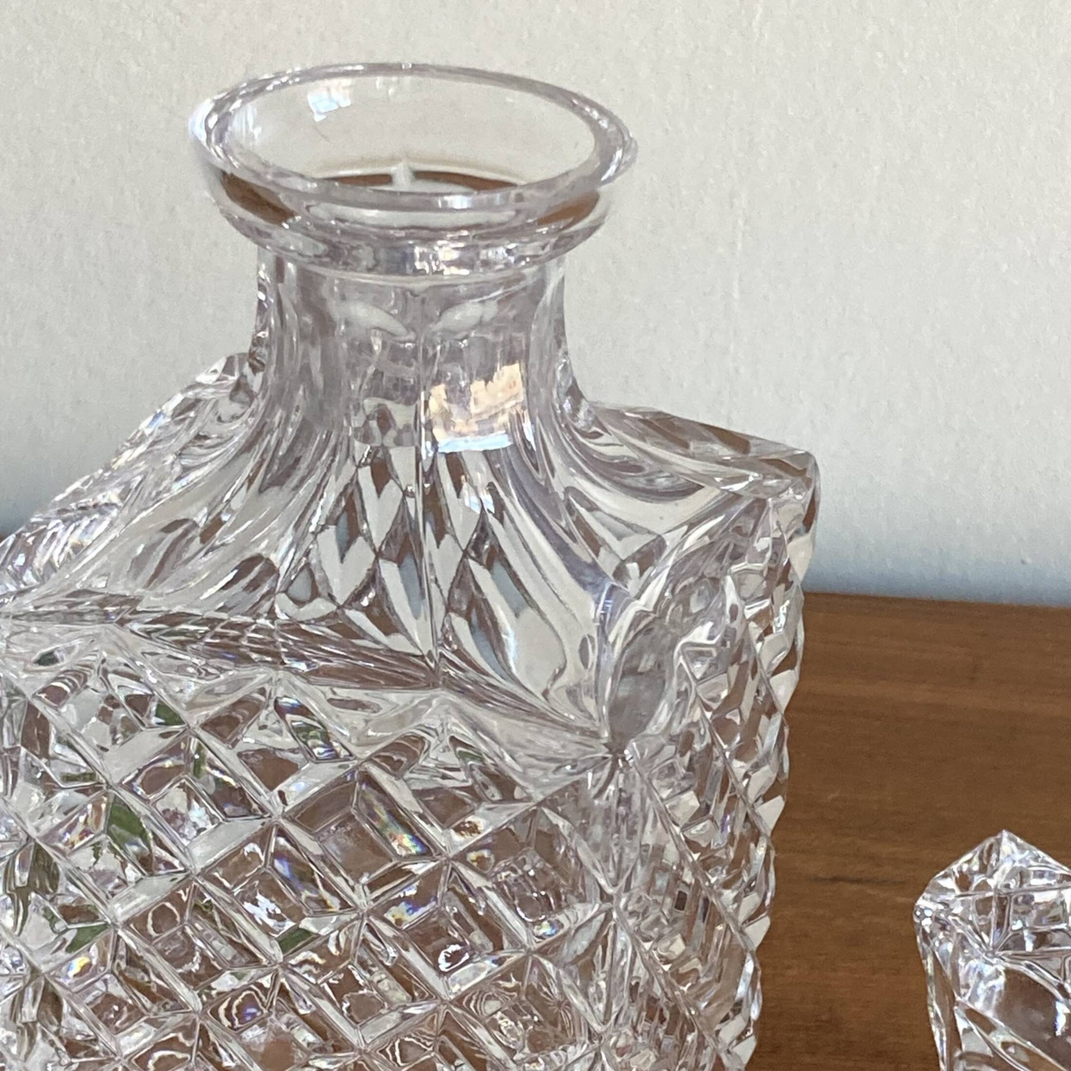 Whiskey decanter in cut crystal vintage tableware glass ACC-7065