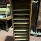 Oak curtain cabinet 20th century office furniture