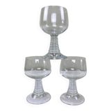 3 Roemer glasses