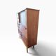 Vitrine vintage en bois / armoire / meuble mural