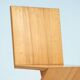 4 chaises modernes en bois de frêne Zig Zag après le design de Gerrit Rietveld, De Stijl années 1930.