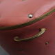1950s linen chest in dark pink