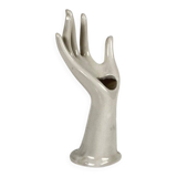 White porcelain single-stem vase