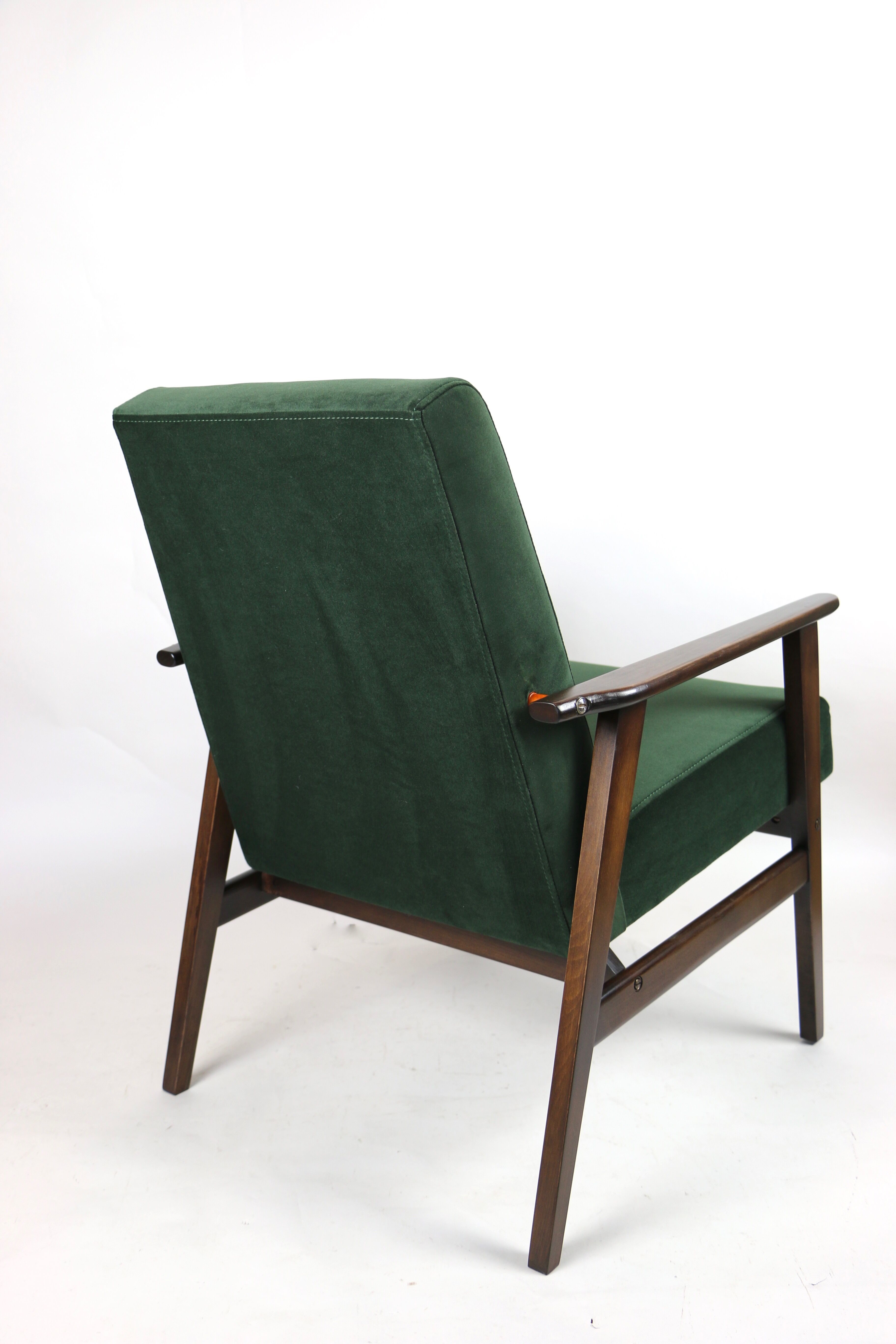 Fauteuil vert années 1970