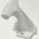 Four porcelain and vintage aluminum hooks