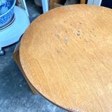 Light wood stool