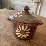 Small Alsatian pot in glazed ceramic