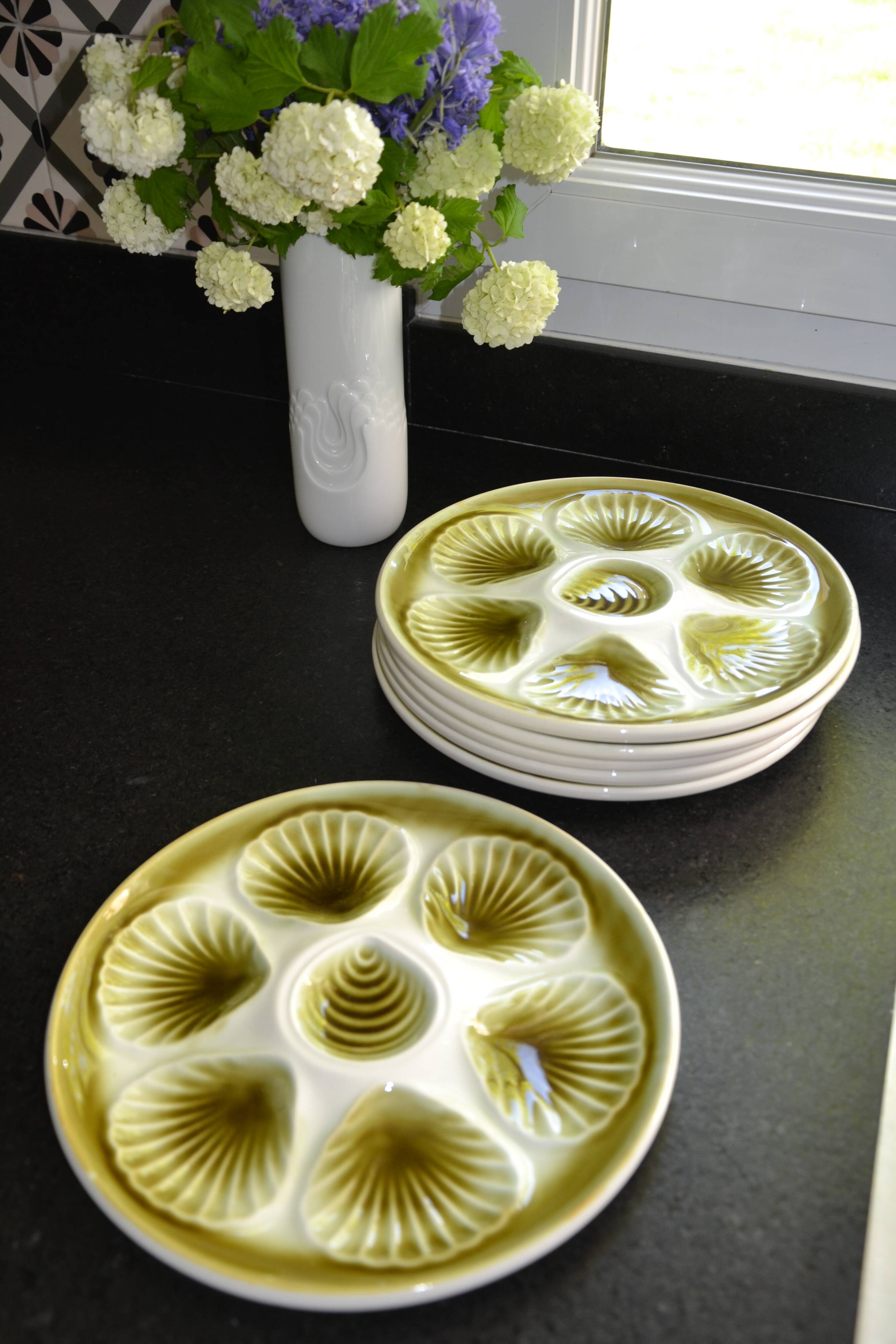 6 Moulin des loups oyster plates