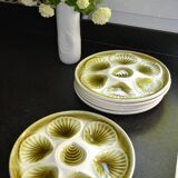 6 Moulin des loups oyster plates