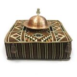 Anatolian brown floor couch table