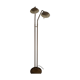 Vintage reader lamppost with 2 flexible arms