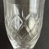 6 crystal wine glasses