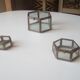 Jewelry box showcase trundle glass and brass 50s/60s