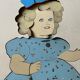 Wooden billboards "antique dolls"