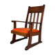 Dutch modernist oak armchair, 1920s
