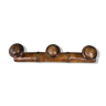 Vintage wooden hook 3 balls