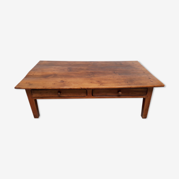 Table basse de ferme vintage bois
