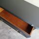 Commode vintage noire