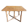 Bamboo rattan coffee table