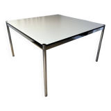 USM Haller table in pearl grey laminate