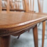 Set of 18 Scandinavian style bistro chairs, 60s