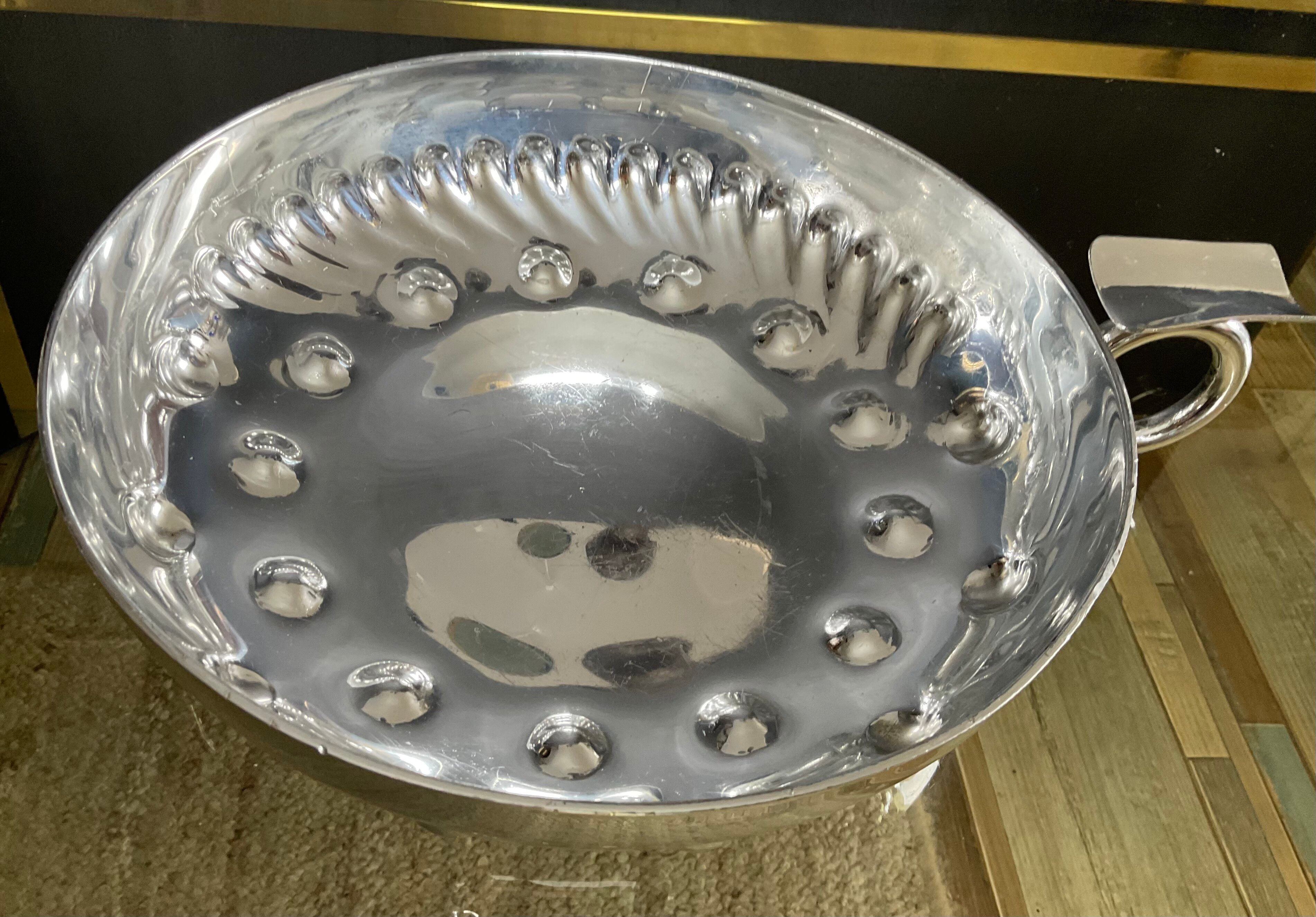 Vintage XXL aluminium ashtray