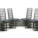 Chaises en rotin, 1970