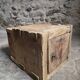 French antique oak safe, lockable rustic chest, circa 1750–1850.
