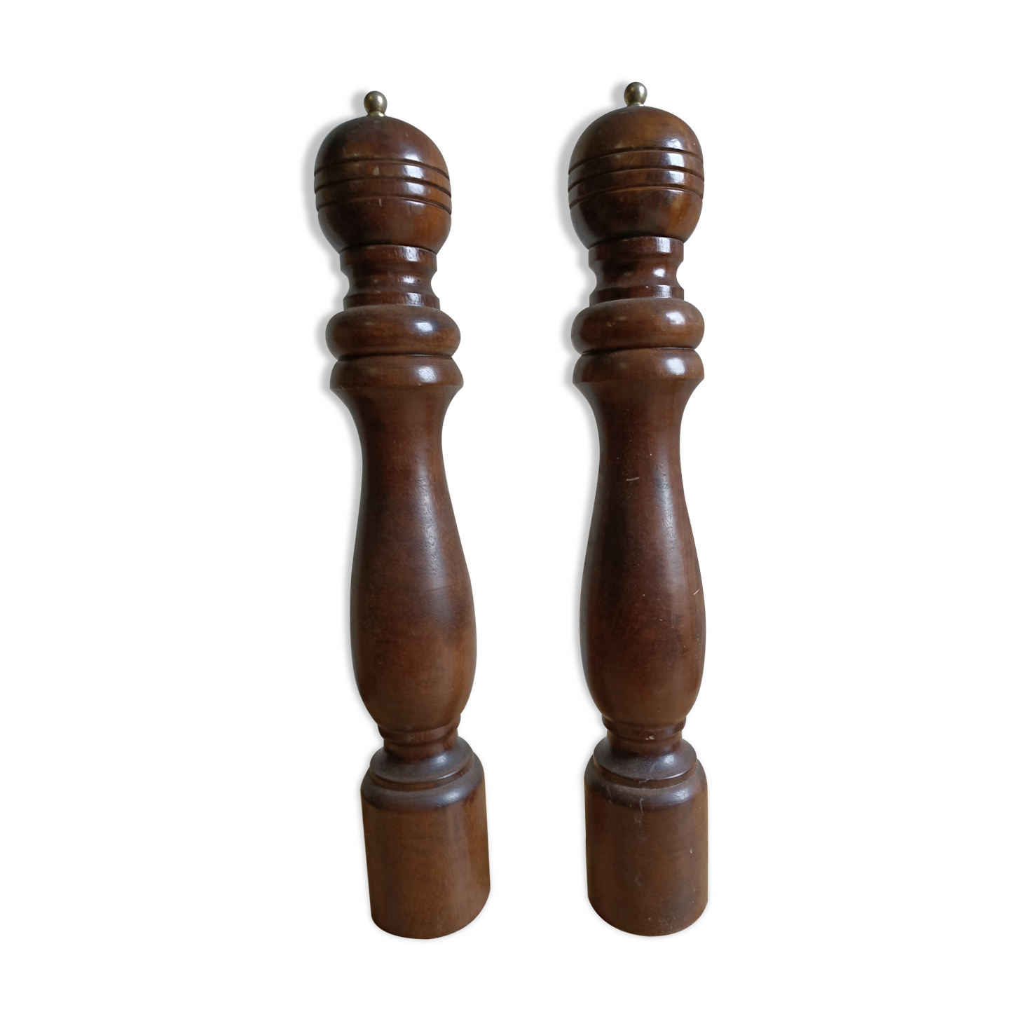 Set pepper and salt shaker in xxl wood