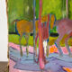 Chevaux dans la forêt, signée Annie Proszynska (1924-2008)