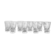 Lot de 8 verres à eau Daum modèle Sorcy