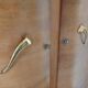 Asymmetrical wardrobe from the 1930s in Art Deco style.