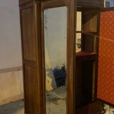 Antique wardrobe, 2 mirrored doors, 50s-60s