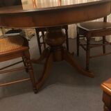 Wooden round table