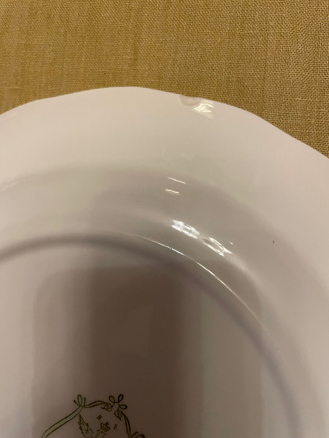 6 Fontebasso English style dinner plates