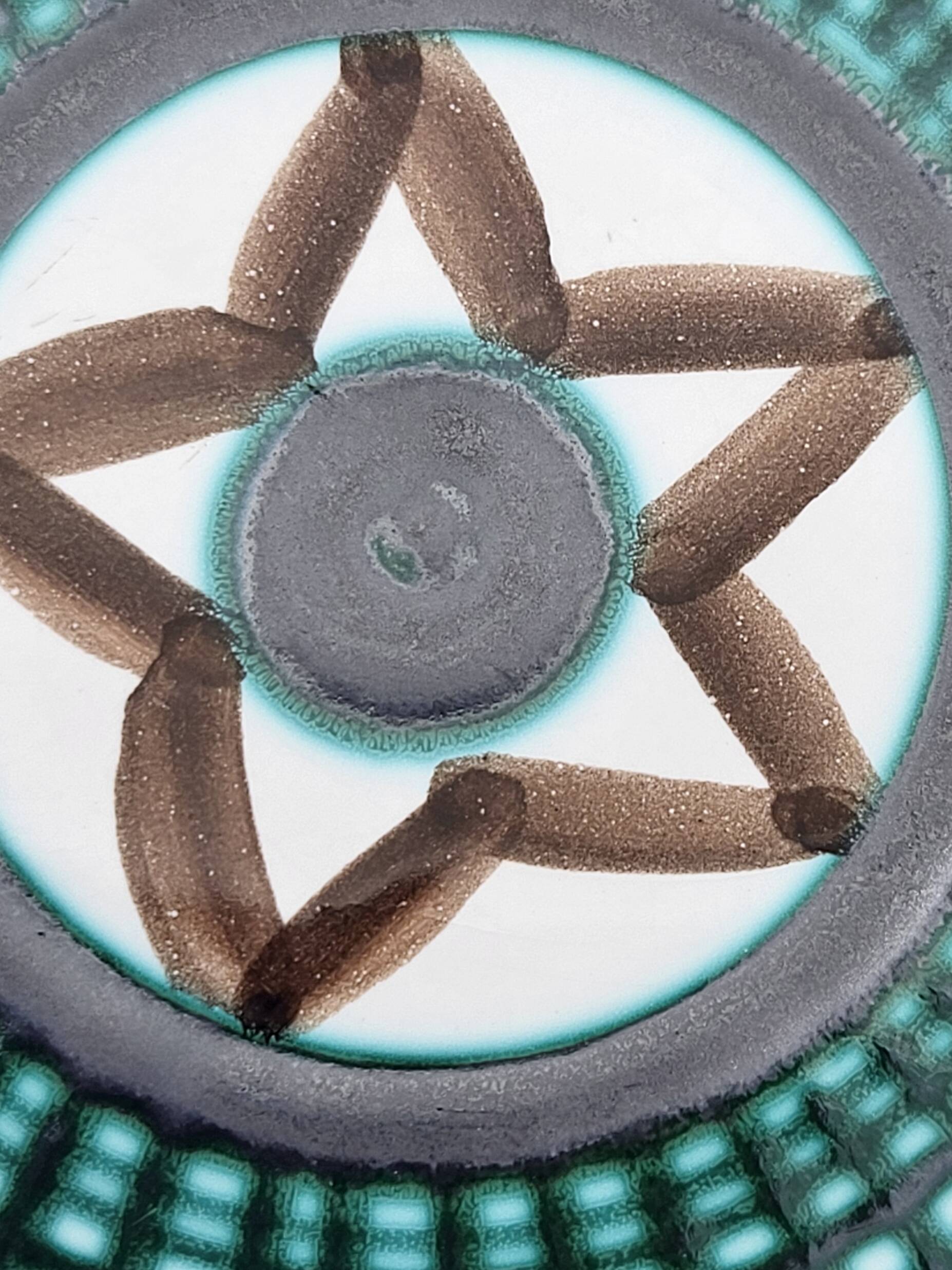Robert Picault plate in vintage French ceramic