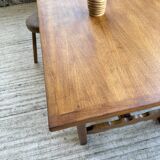 Table de ferme en chêne 2m