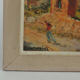 Landscape painting of Grasse by Bargin