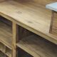 Industrial Bar Counter Solid Pine And Metal Léon 140cm