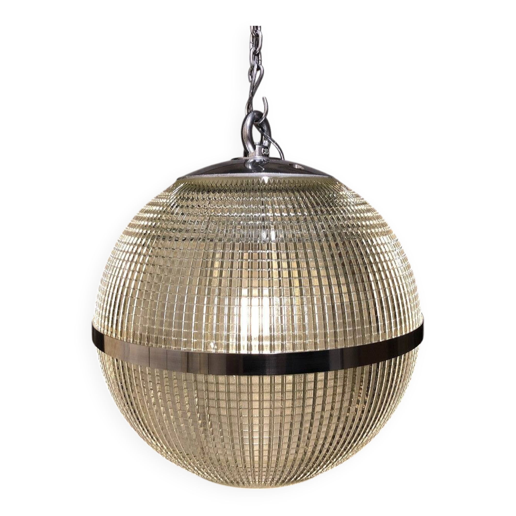 Aluminium holophane pendant light