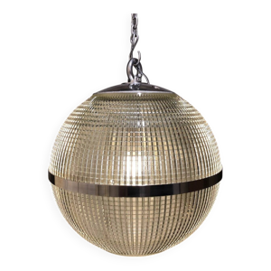 Suspension boule holophane en aluminium