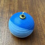 Mid-century studio pottery oil lamp by Karsten Nielsen for KN Keramik, 1960s.