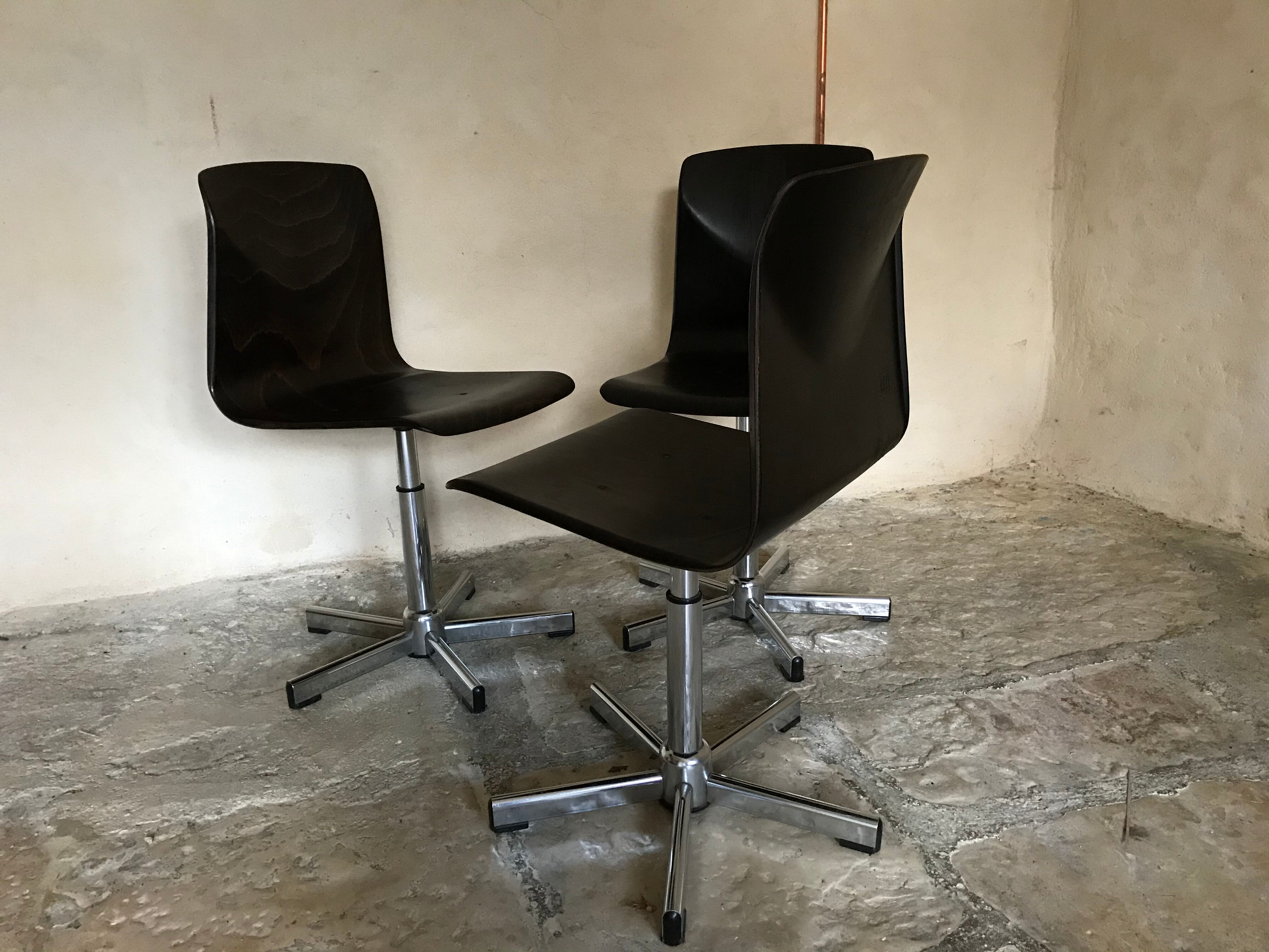Lot of six vintage chairs Pagholz-Flàtotto