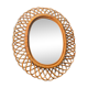 Rattan mirror