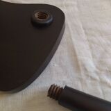 Black wood tripod stool