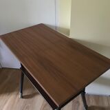 Wooden rolling table