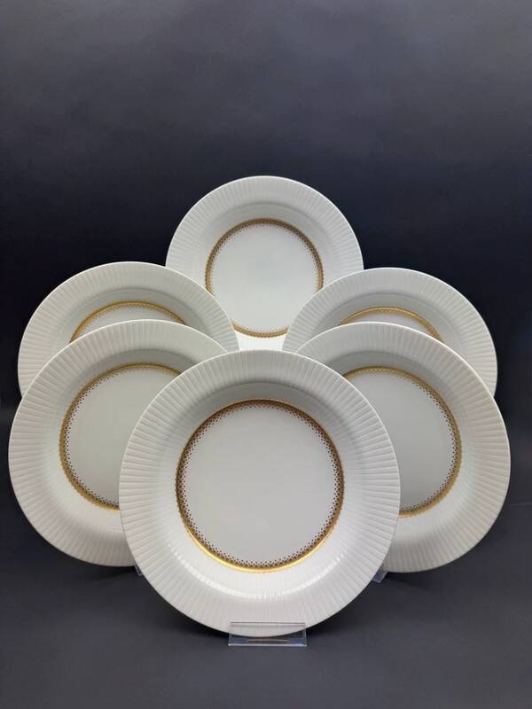 Rosenthal Tapio Wirkkala 6 soup plates Ondulation Studio-Line 1970-1980